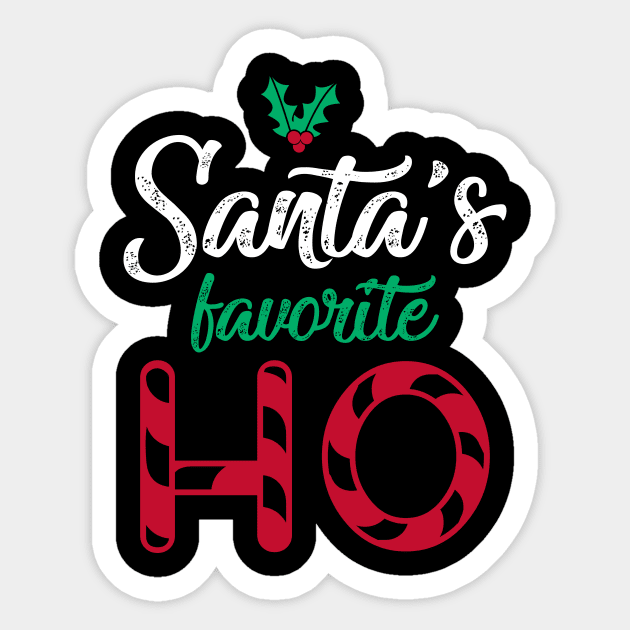 santas favorite ho Sticker by artística